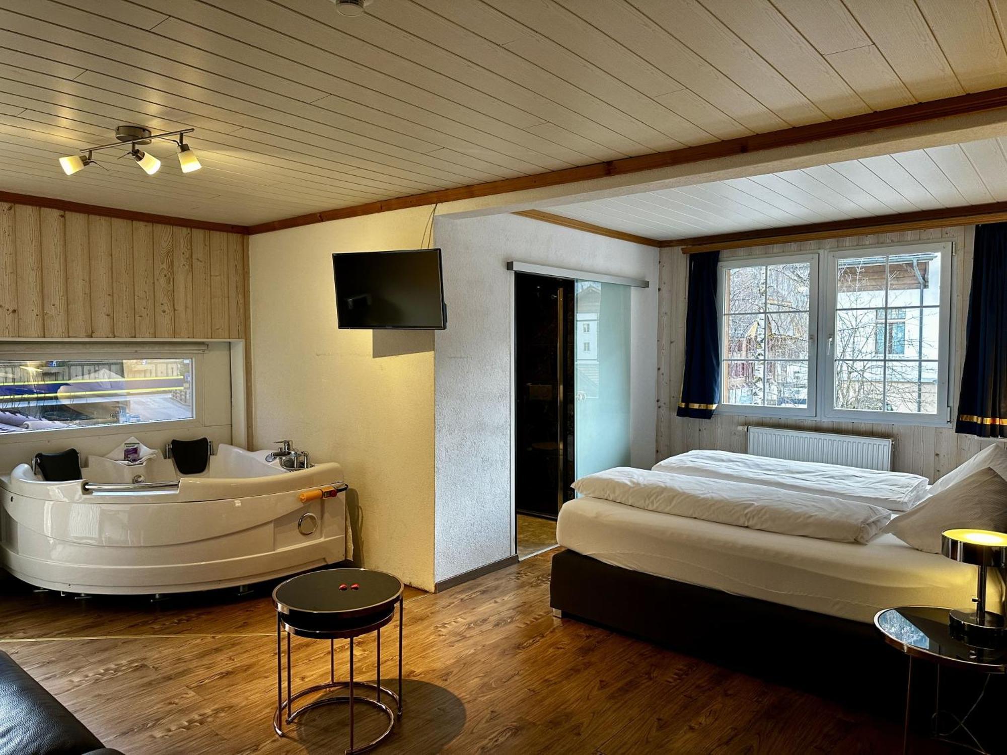 Chalet Hotel Adler Ag Kandersteg Extérieur photo