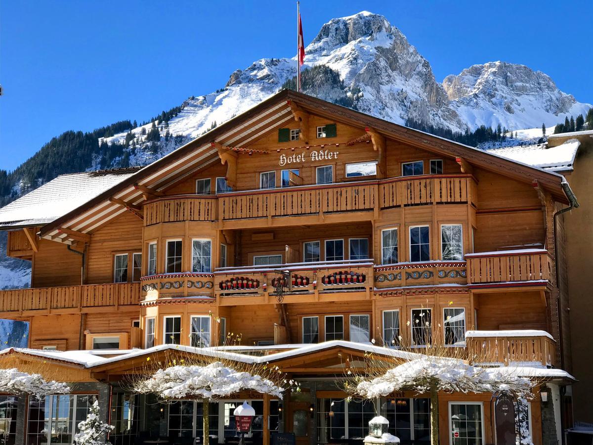 Chalet Hotel Adler Ag Kandersteg Extérieur photo