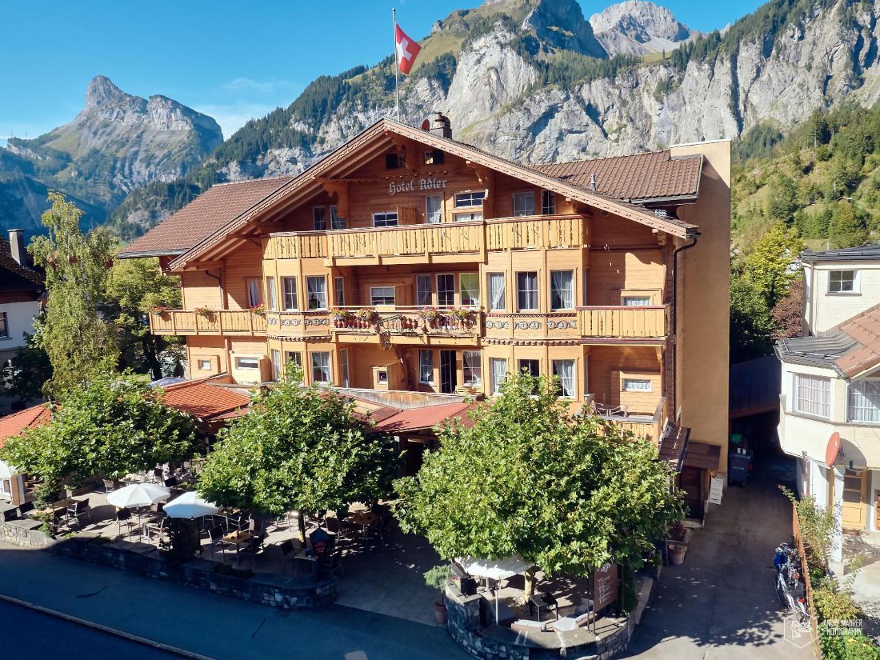 Chalet Hotel Adler Ag Kandersteg Extérieur photo